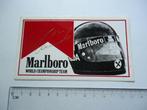 sticker oud FORMULE 1 F1 LAUDA Marlboro vintage autosport, Verzenden, Zo goed als nieuw, Bedrijf of Vereniging