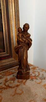 Prachtig! oud Mariabeeld met kindje Jezus op de arm, Antiek en Kunst, Ophalen of Verzenden