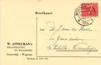 W. Appelman, Wognum - 03.1956 - briefkaart, Ophalen of Verzenden, Briefkaart