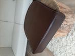 Bruin leren stoelkussen, Dieren en Toebehoren, Hondenmanden, Ophalen of Verzenden, Zo goed als nieuw, Leer