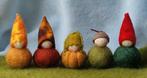Herfst Seizoenstafel Vrije School popje ook jaarring steker*, Hobby en Vrije tijd, Vilt, Verzenden, Nieuw, Figuurtje(s), Wolvilt