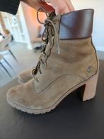 Timberland laarzen groen met hak, Ophalen of Verzenden, Zo goed als nieuw, Groen