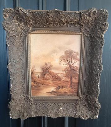 Landschap schilderij van A. Franke beschikbaar voor biedingen