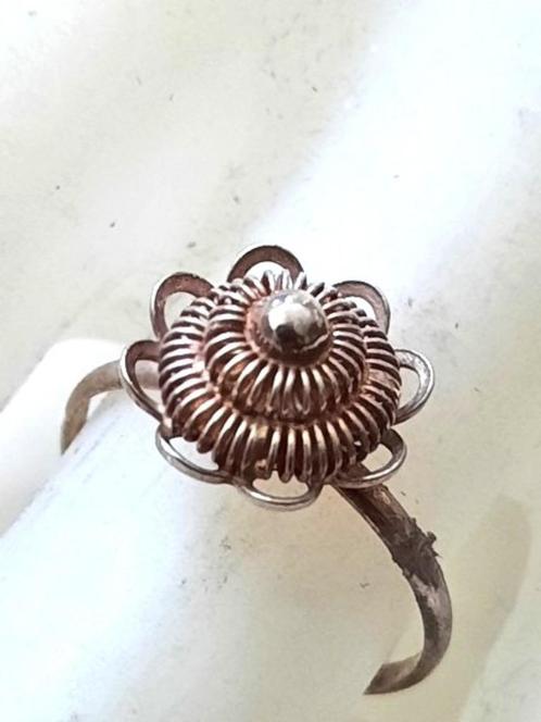 Zilveren ring Zeeuws knoopje 835, Sieraden, Tassen en Uiterlijk, Ringen, Zo goed als nieuw, Dame, Kleiner dan 17, Zilver, Zilver