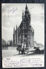 Gand (Gent), Hotel de ville de Mont-St. Amand, 1902, paard, Verzamelen, Ansichtkaarten | Buitenland, Gelopen, België en Luxemburg