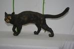 Kat achtig bronzen dier, Antiek en Kunst, Brons, Ophalen
