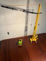 SIKU toys - Grote hijskraan met transportauto (jaren 80), Ophalen of Verzenden, Gebruikt, Bus of Vrachtwagen, SIKU