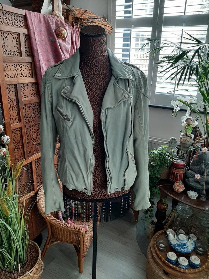 Nieuw+kaartje!GOOSECRAFT/Prachtig leren biker jasje past M/L, Kleding | Dames, Jasjes, Kostuums en Pakken, Nieuw, Jasje, Maat 42/44 (L)
