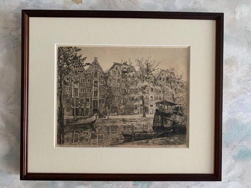 Ets    .    W.G.   Hofker     1902  -  1981, Antiek en Kunst, Kunst | Etsen en Gravures, Ophalen of Verzenden
