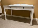 Nog heel mooi wit bureau met hartje van Vipack Amori, Ophalen, Zo goed als nieuw, 180 cm of meer, 85 tot 100 cm
