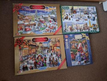 Hele mooie Kerst/Winter puzzels  beschikbaar voor biedingen