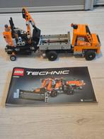 Lego Technic 42060 Wegwerkvoertuig - Compleet met boekjes!, Ophalen of Verzenden