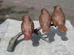 3 VOGELS OP TAK / bronzen beeld / nieuw, Nieuw, Info@huisentuindecoratiemarie.nl, Dierenbeeld, Huis en tuin decoratie Marie