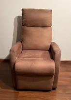 Bruine sta- op- stoel velvet! ❤️, Ophalen, Overige materialen, Gebruikt, Bruin