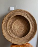 Grote ronde rieten mand, Ophalen, Zo goed als nieuw, Rond, Riet