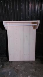 Kapstok steigerhout, Nieuw, Minder dan 100 cm, Hout, Ophalen