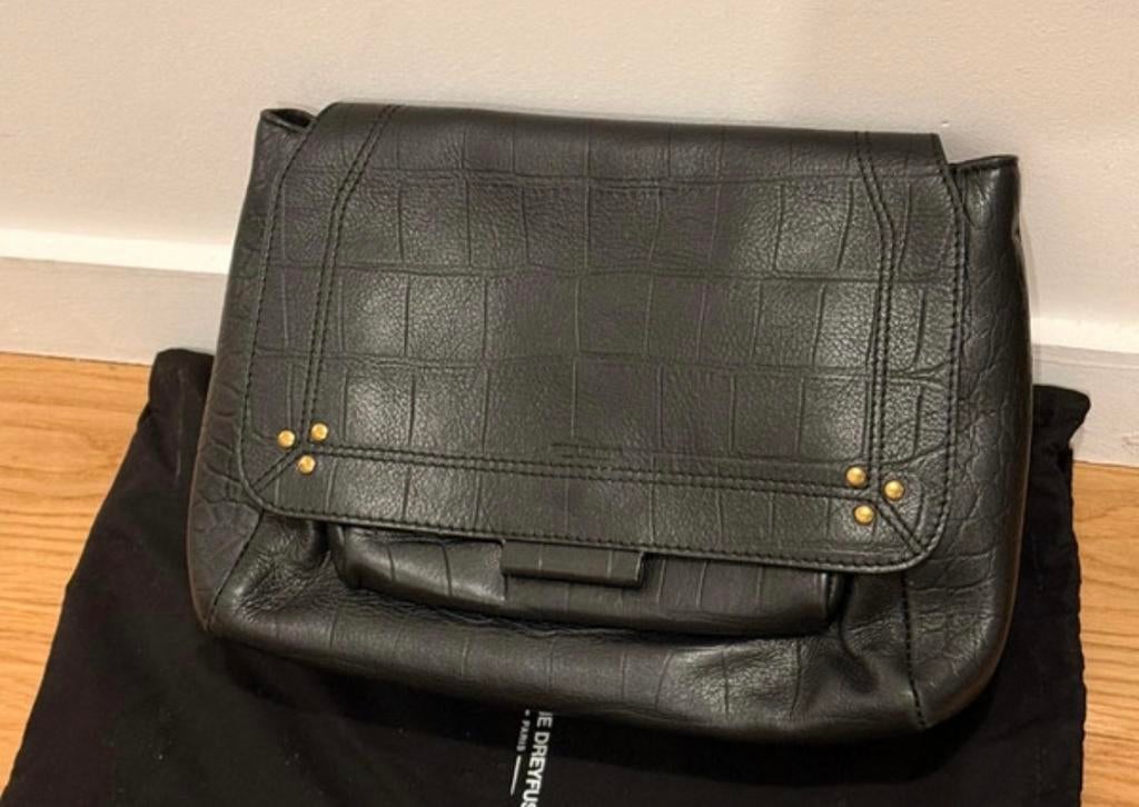 Jerome Dreyfuss Lulu Zwarte Tas, Sieraden, Tassen en Uiterlijk, Tassen | Damestassen, Ophalen of Verzenden, Zo goed als nieuw