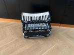 Charron Freres waaierklavier accordeon., Muziek en Instrumenten, Gebruikt, 120-bas, Met riemen, Ophalen