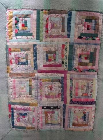 Patchwork deken handmade wandkleed beschikbaar voor biedingen