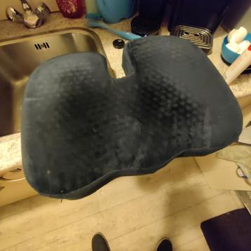 Zitkussen orthopedisch blauw  beschikbaar voor biedingen
