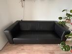 Black Leather couch, Huis en Inrichting, 150 tot 200 cm, 75 tot 100 cm, Zo goed als nieuw, Ophalen