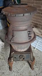 Mooie oude gietijzeren houtkachel, Ophalen, Gebruikt, Houtkachel, Vrijstaand