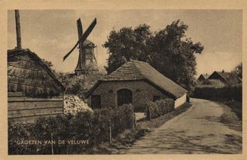 Groeten van de Veluwe - molen dorpsgezicht - ongelopen beschikbaar voor biedingen