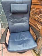 Blauwe Farstrup Draaistoel - Comfortabel!, Huis en Inrichting, Fauteuils, Ophalen of Verzenden