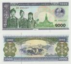 LAO 2003 1000 kip #32Ab UNC, Postzegels en Munten, Zuidoost-Azië, Verzenden