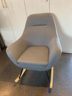 JYSK Schommelstoel NEBEL, licht blauw, Huis en Inrichting, Fauteuils, Ophalen, Metaal, 75 tot 100 cm, Zo goed als nieuw