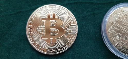 Bitcoin in cassette + 1 oz. zilver Bullion Cryptocurrency., Antiek en Kunst, Curiosa en Brocante, Verzenden