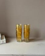Vintage Glazen Set van 6, Huis en Inrichting, Keuken | Servies, Glas of Glazen, Ophalen of Verzenden, Effen, Glas