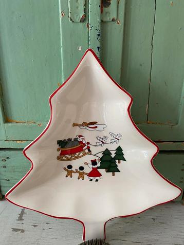 Vintage Mason’s Christmas Village schaaltje kerstboom beschikbaar voor biedingen