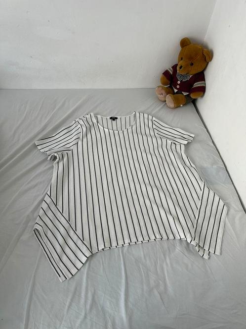 Uniek plussize shirt, Kleding | Dames, Grote Maten, Zo goed als nieuw, Shirt of Top, Wit, Ophalen of Verzenden