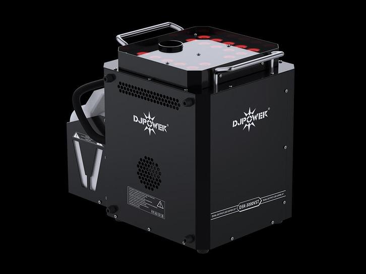 DJPower DSK-3000VST DUAL OUTPUT SUPER JET Smokejet, Muziek en Instrumenten, Licht en Laser, Nieuw, Rookmachine, Geluidgestuurd