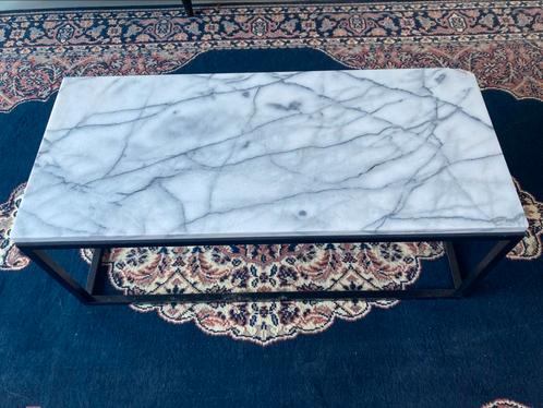 Zuiver koffietafel salontafel bijzettafel marmer, Huis en Inrichting, Tafels | Salontafels, Gebruikt, Minder dan 50 cm, Minder dan 50 cm