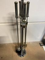 Art Deco RVS Haardstel - Z.G.A.N., Ophalen of Verzenden, Zo goed als nieuw