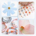 Nieuwe collectie armbandjes o.a bloemetjes, kinderarmbandjes, Ophalen of Verzenden, Nieuw, Goud