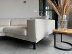 Lounge Hoekbank Creme Beige Taupe - Nette Staat, Huis en Inrichting, Funinova, 300 cm of meer, 75 tot 100 cm, Ophalen of Verzenden