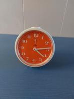 Vintage Lumen oranje wekker Germany  stuk, Ophalen of Verzenden, Huis en Inrichting