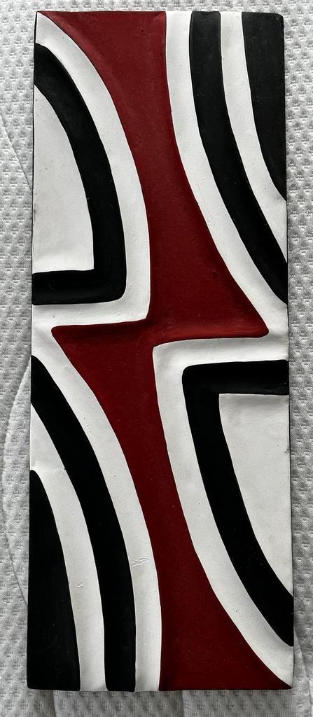 Burundese Kleikunst op Hout, Antiek en Kunst, Antiek | Wandborden en Tegels, Ophalen of Verzenden