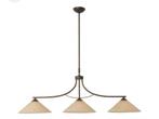 Hanglamp Masterlight Torcello 3 lichts, Ophalen, Klassiek, Zo goed als nieuw, Glas