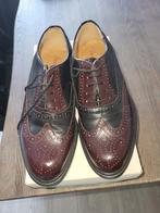 Lederen herenschoenen nieuw in doos., Bruin, Nieuw, Ophalen of Verzenden, Veterschoenen
