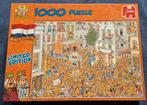 Jan van Haasteren - De Inhuldiging - 1000 stukjes, Ophalen of Verzenden, 500 t/m 1500 stukjes, Zo goed als nieuw, Legpuzzel