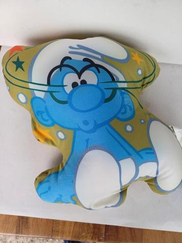 De smurfen zacht gevormd kussen 30 x 20 cm uit 2012 beschikbaar voor biedingen