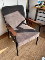 Woood fauteuil - grijs / antraciet, Huis en Inrichting, Fauteuils, Ophalen, Minder dan 75 cm, Scandinavisch, Zo goed als nieuw
