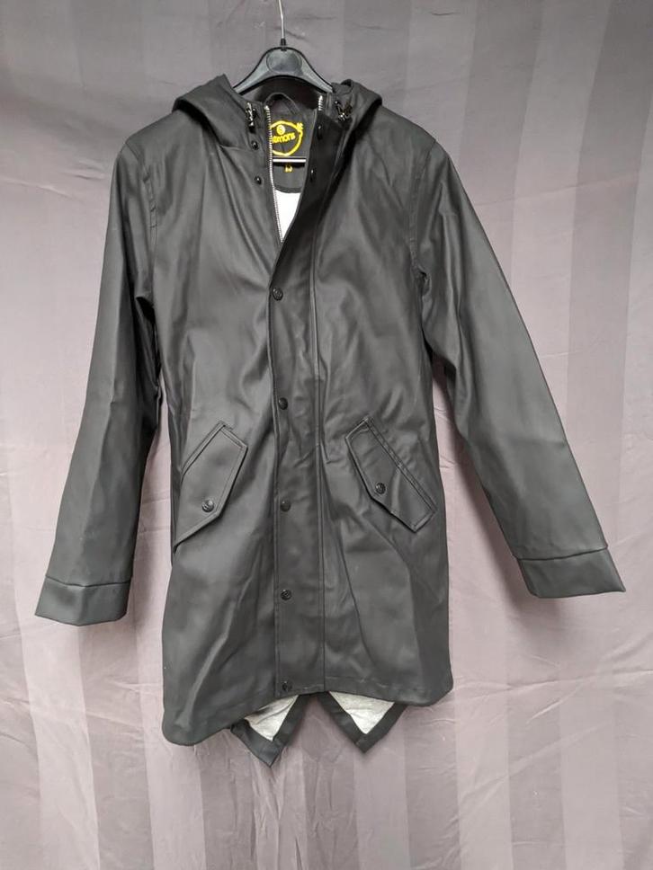 Regen jas 9LEMONS zwart (XS), Kleding | Dames, Jassen | Winter, Nieuw, Maat 34 (XS) of kleiner, Zwart, Ophalen of Verzenden