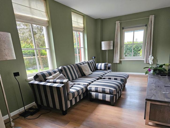 4-zitsbank met 2 hockers, Huis en Inrichting, Banken | Bankstellen, Ophalen