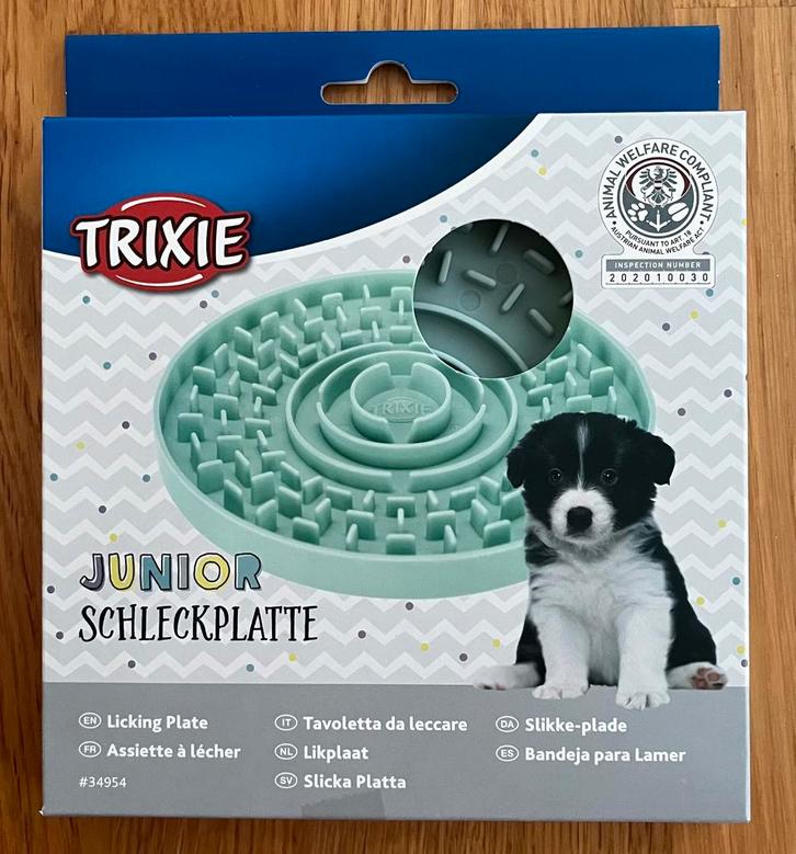 Trixi junior likplaat voor puppy’s en katten NIEUW!!, Dieren en Toebehoren, Hondenspeelgoed, Zo goed als nieuw, Intelligentiespeelgoed