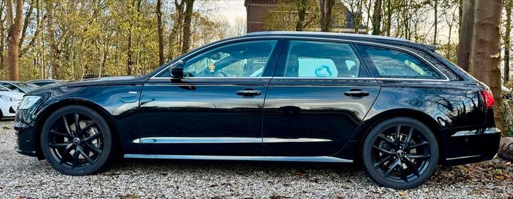 Audi A6 3.0 TDI Avan Quat S-tr 160KW 2015 Zwart, Auto's, Audi, Particulier, A6, 4x4, ABS, Achteruitrijcamera, Airbags, Airconditioning